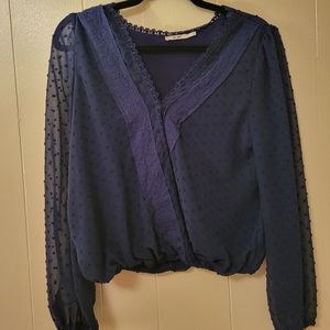 Francescas Navy Blouse
